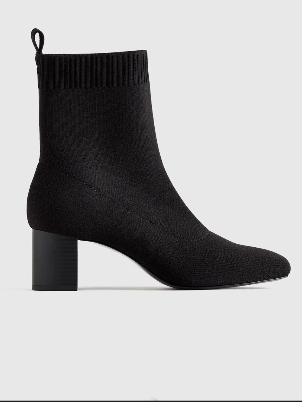Quince Eco Knit Heeled Booties